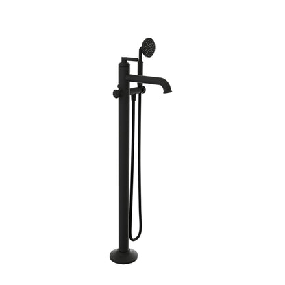 Baril Beaumont B20 Floor-Mounted Tub Filler With Hand Shower - B20-1104-00