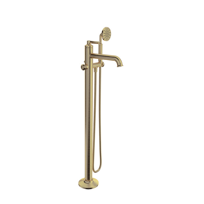 Baril Beaumont B20 Floor-Mounted Tub Filler With Hand Shower - B20-1104-00