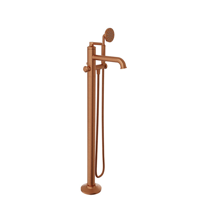 Baril Beaumont B20 Floor-Mounted Tub Filler With Hand Shower - B20-1104-00