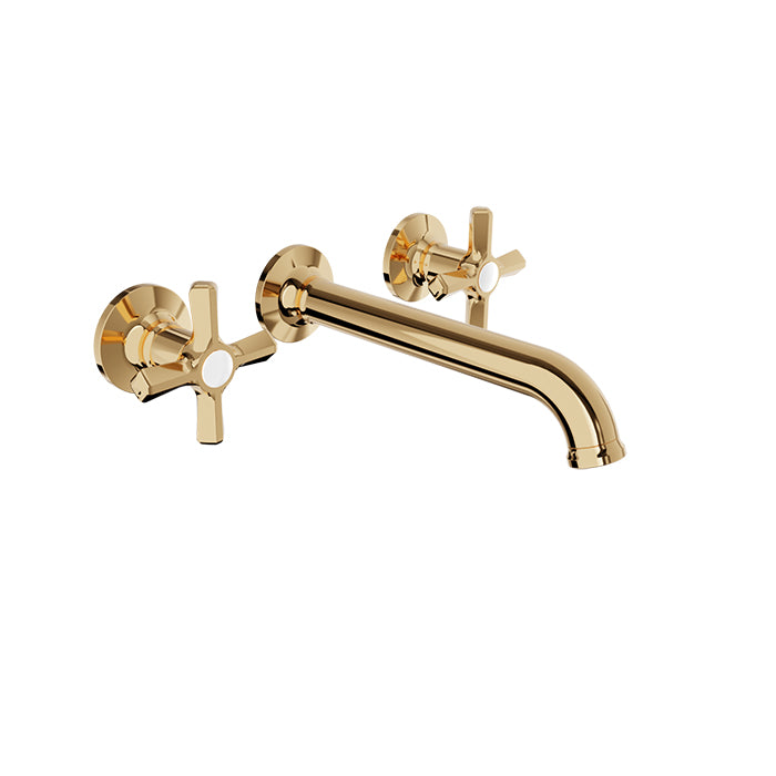 Baril Beaumont B20 Trim Only For Two Handles Wall-Mounted Lavatory Faucet, Drain Not Included T20-8042-00L