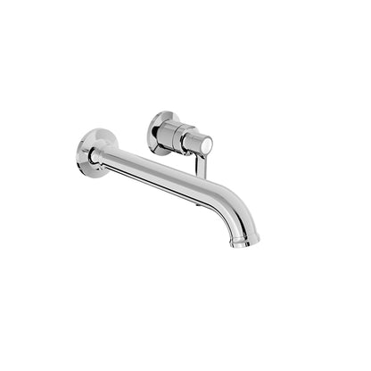 Baril Beaumont B20 Single Lever Wall-Mounted Lavatory Faucet Drain Not Included, B20-8104-04L
