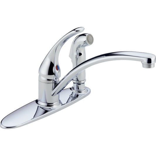 Delta Single Handle Kitchen Faucet with Side Sprayer - B3310LF-30