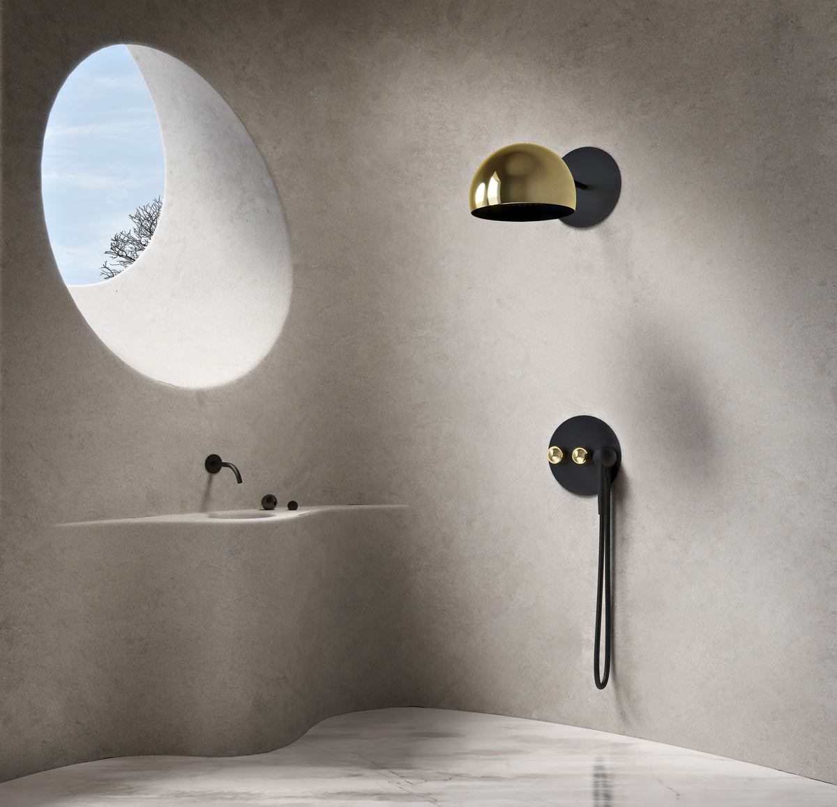 Baril B35-8100-00L lifestyle image; accompanying fixtures sold separately