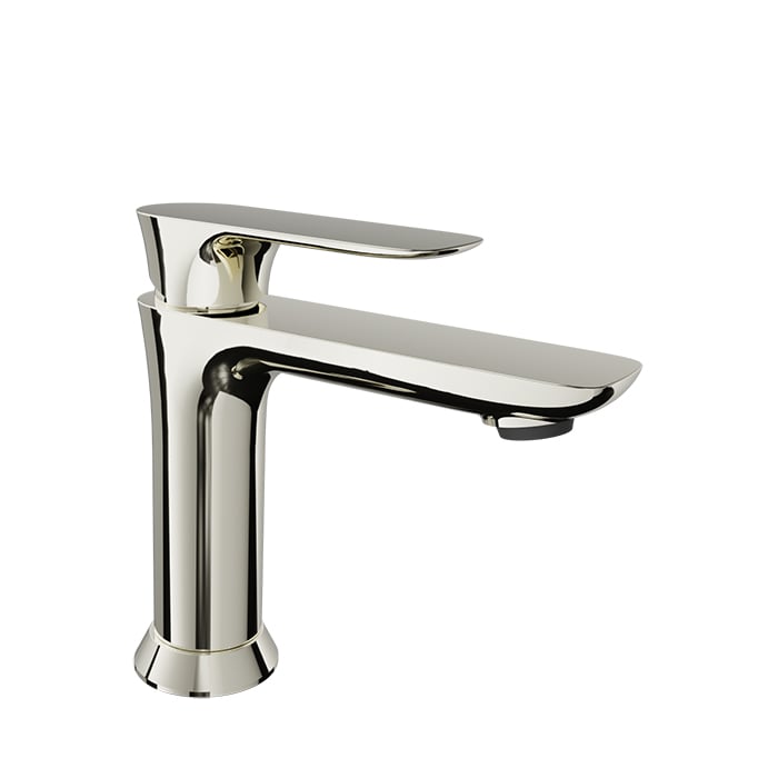 Baril Sens B45 Single-Hole Lavatory Faucet, Drain Not Included - Polished Nickel