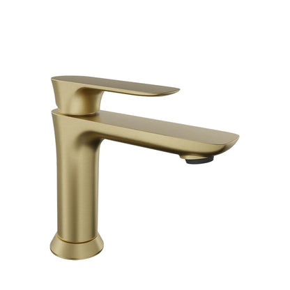 Baril Sens B45 Single-Hole Lavatory Faucet, Drain Included - Satin Brass