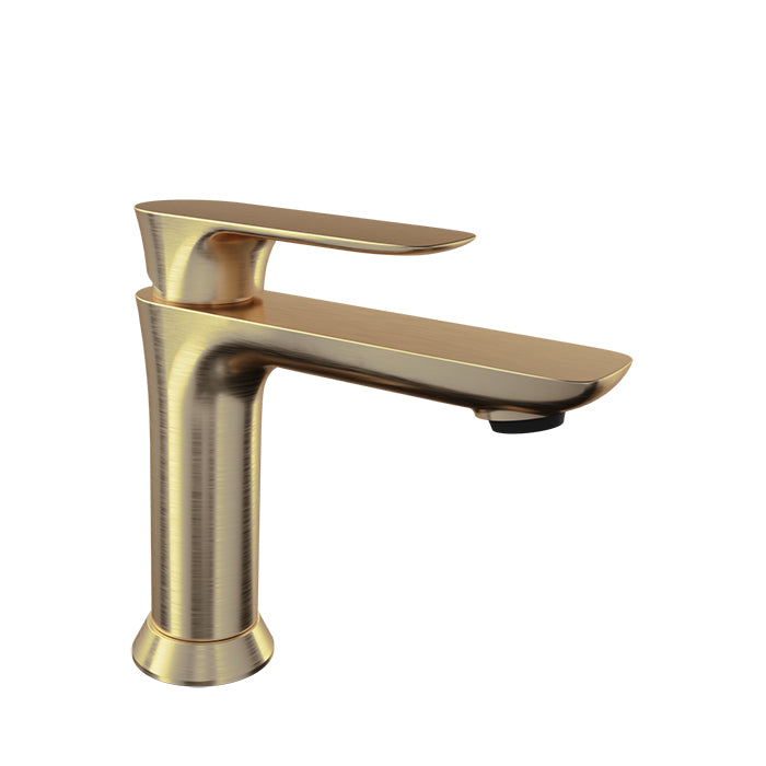 Baril Sens B45 Single-Hole Lavatory Faucet, Drain Included - Warm Gold