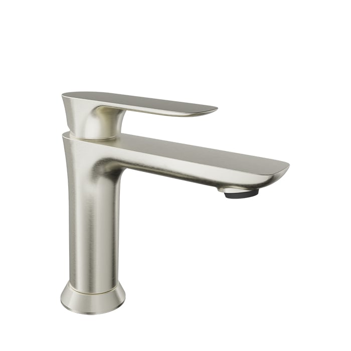 Baril Sens B45 Single-Hole Lavatory Faucet, Drain Included - Brushed Nickel