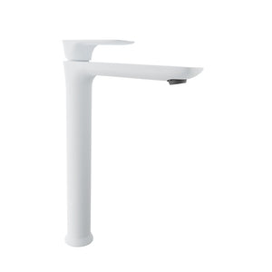Baril Sens B45 High Single-Hole Lavatory Faucet, Drain Not Included - White