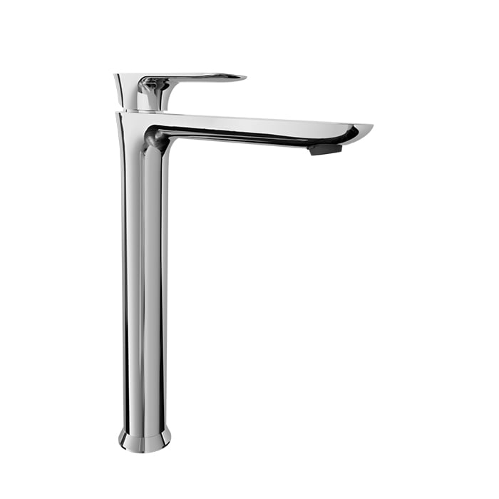 Baril Sens B45 High Single-Hole Lavatory Faucet, Drain Not Included - Polished Chrome