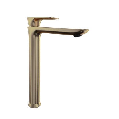 Baril Sens B45 High Single-Hole Lavatory Faucet, Drain Not Included - Warm Gold
