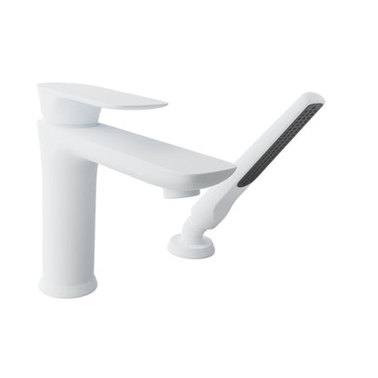 Baril Sens B45 2-Piece Tub Filler With Hand Shower - White