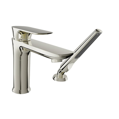 Baril Sens B45 2-Piece Tub Filler With Hand Shower - Polished Nickel