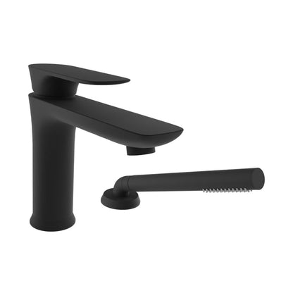 Baril Sens B45 2-Piece Tub Filler With Hand Shower - Matte Black