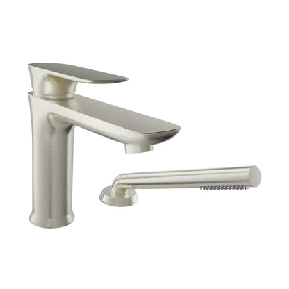 Baril Sens B45 2-Piece Tub Filler With Hand Shower - Brushed Nickel