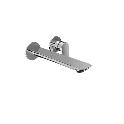 Baril Sens B45 Single Lever Wall-Mounted Lavatory Faucet, Drain Not Included - Polished Chrome
