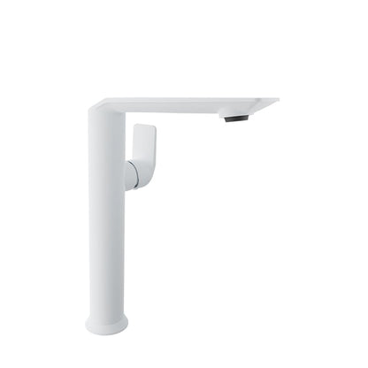 Baril Profile B46 High Single-Hole Lavatory Faucet, Drain Not Included - White
