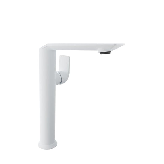 Baril Profile B46 High Single-Hole Lavatory Faucet, Drain Not Included - White