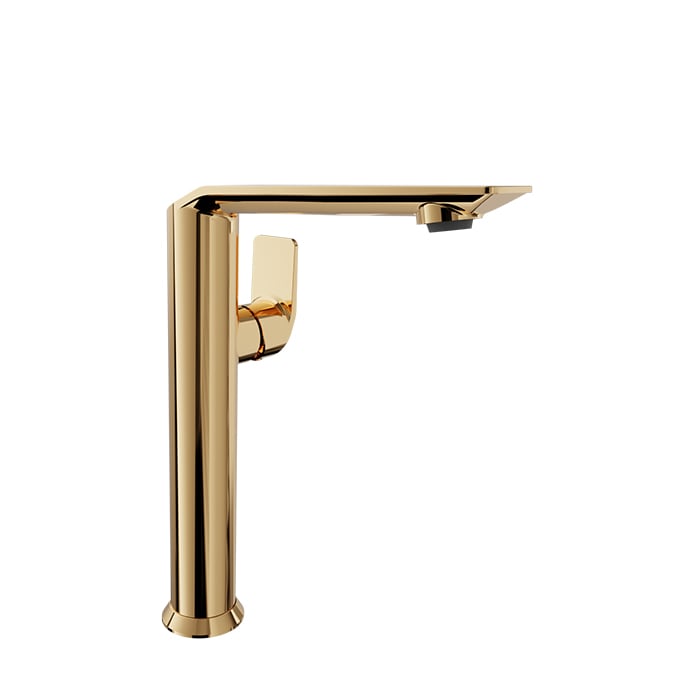 Baril Profile B46 High Single-Hole Lavatory Faucet, Drain Not Included - Gold