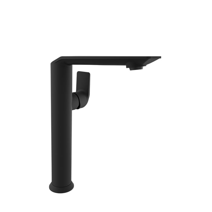 Baril Profile B46 High Single-Hole Lavatory Faucet, Drain Not Included - Matte Black