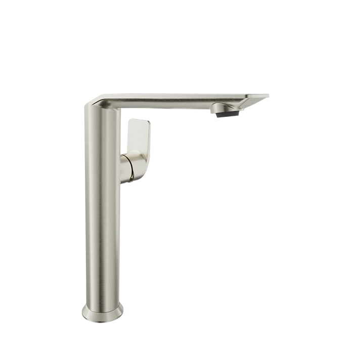 Baril Profile B46 High Single-Hole Lavatory Faucet, Drain Not Included - Brushed Nickel