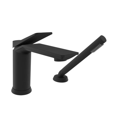 Baril Profile B46 2-Piece Tub Filler With Hand Shower - Matte Black
