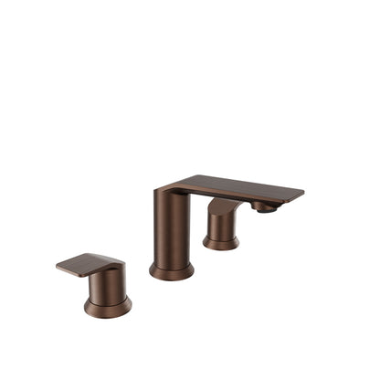 Baril Profile B46 8-Inch Widespread Lavatory Faucet, Drain Included - Venetian Bronze