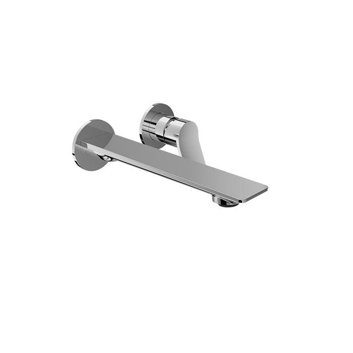 Baril Profile B46 Single Lever Wall-Mounted Lavatory Faucet, Drain Not Included - Polished Chrome