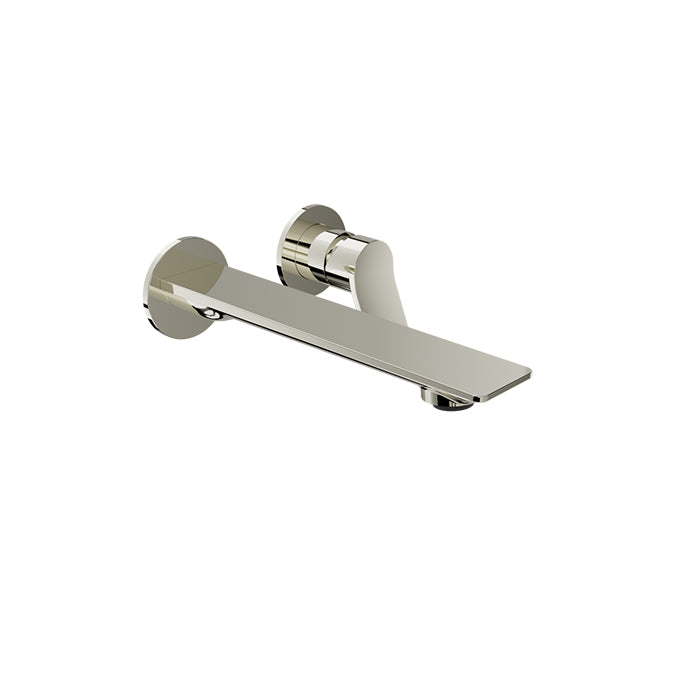 Baril Profile B46 Single Lever Wall-Mounted Lavatory Faucet, Drain Not Included - Polished Nickel
