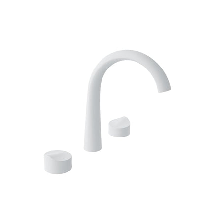 Baril Flora B47 8 inch Widespread Lavatory Faucet - White