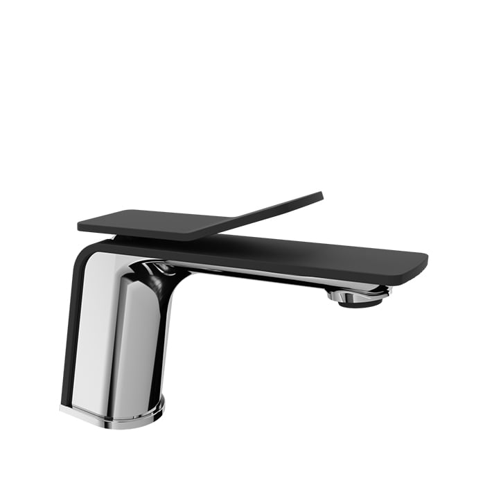 Baril Accent B56 Single-Hole Lavatory Faucet, Drain Included - Smokey Chrome