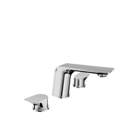 Baril Accent B56 8-Inch Widespread Lavatory Faucet, Drain Included - Polished Chrome