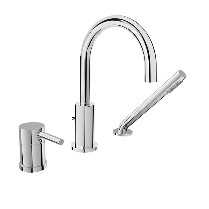 Robinet de baignoire 3 pièces Baril Zip B66 avec douchette à main - B66-1369-03