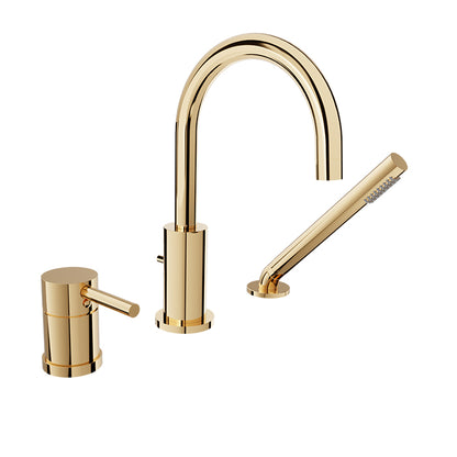 Robinet de baignoire 3 pièces Baril Zip B66 avec douchette à main - B66-1369-03
