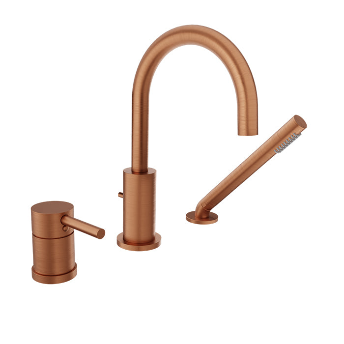 Robinet de baignoire 3 pièces Baril Zip B66 avec douchette à main - B66-1369-03