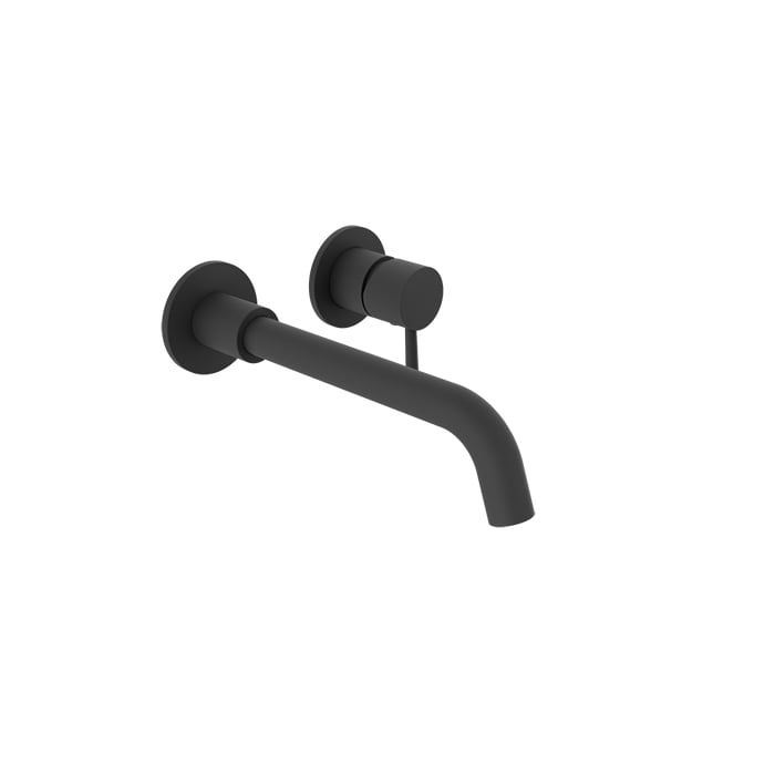 Baril Zip B66 Single-Lever Wall-Mounted Lavatory Faucet - Matte Black
