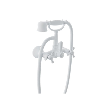 Baril Eva B71 Wall-Mounted Tub Faucet - White