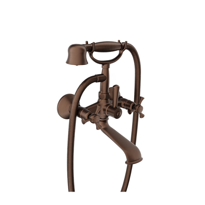 Baril Eva B71 Wall-Mounted Tub Faucet - Venetian Bronze