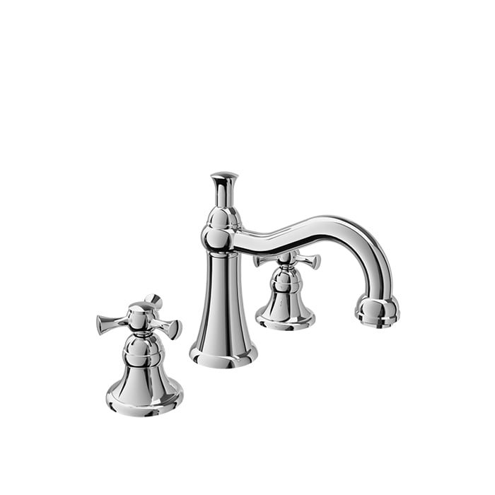Baril Eva B71 8" Lavatory Faucet - Polished Chrome
