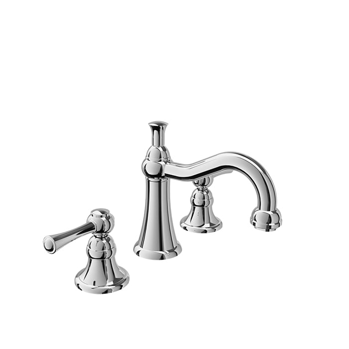 Baril Tradition B72 8" Lavatory Faucet - Polished Chrome