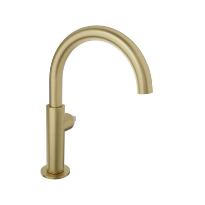 Baril Air B80 Single-Hole Lavatory Faucet B80-1031-1PL - Satin Brass
