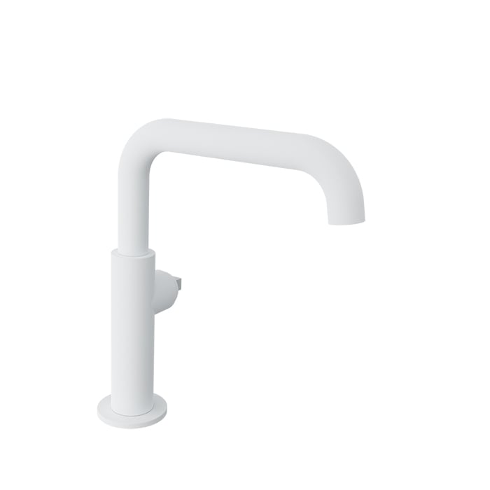 Baril Air B80 Single-Hole Lavatory Faucet B80-1032-1PL - White