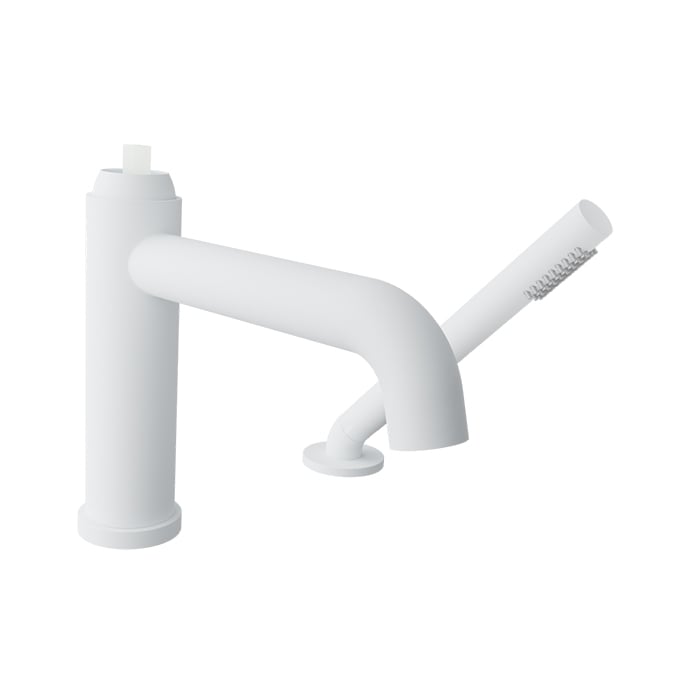 Baril Air B80 2-Piece Tub Filler With Hand Shower B80-1249-00 - White