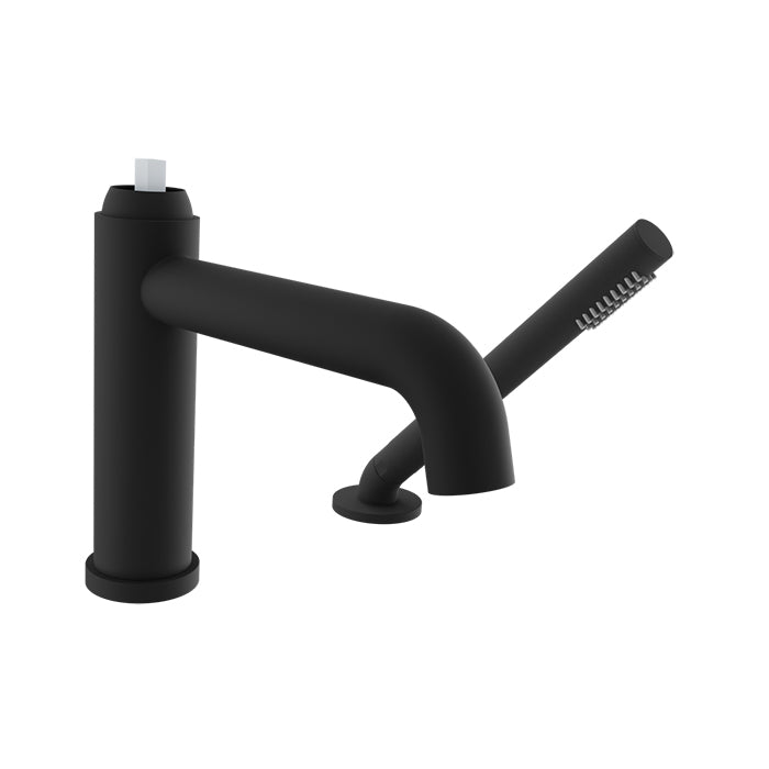 Baril Air B80 2-Piece Tub Filler With Hand Shower B80-1249-00 - Matte Black