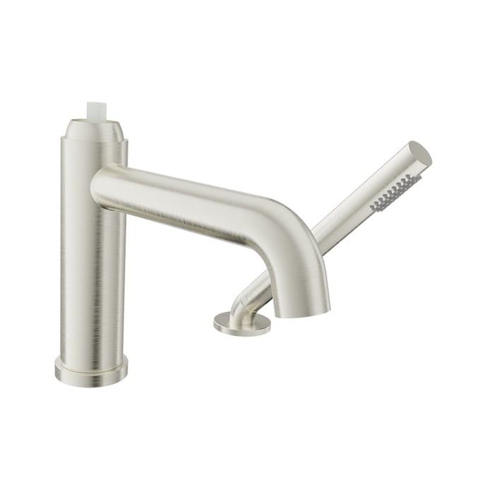 Baril Air B80 2-Piece Tub Filler With Hand Shower B80-1249-00 - Brushed Nickel