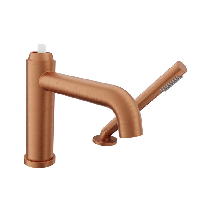 Baril Air B80 2-Piece Tub Filler With Hand Shower B80-1249-00 - Satin Copper