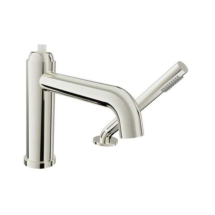 Baril Air B80 2-Piece Tub Filler With Hand Shower B80-1249-00 - Polished Nickel