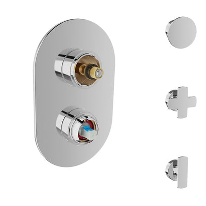 Baril Air B80 T80-9181-00 in Chrome with optional handle choices; handle kit and rough-in sold separately