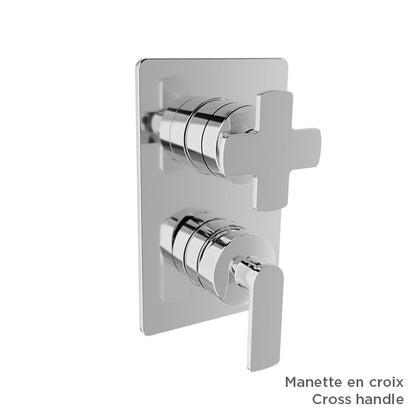 Baril Air B80 T80-9182-00 in Chrome with optional handle choices; handle kit and rough-in sold separately