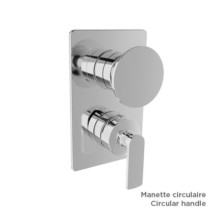 Baril Air B80 T80-9192-00 in Chrome with optional handle choices; handle kit and rough-in sold separately