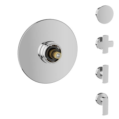 Baril Air B80 T80-9401-00 in Chrome with optional handle choices; handle kit and rough-in sold separately